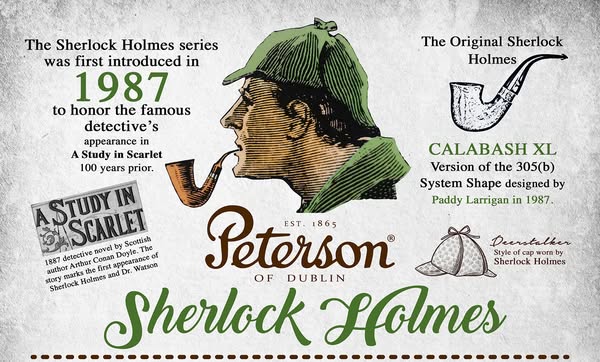 ข้อมูลซีรี่ย์ไปป์ Peterson Sherlock Holmes