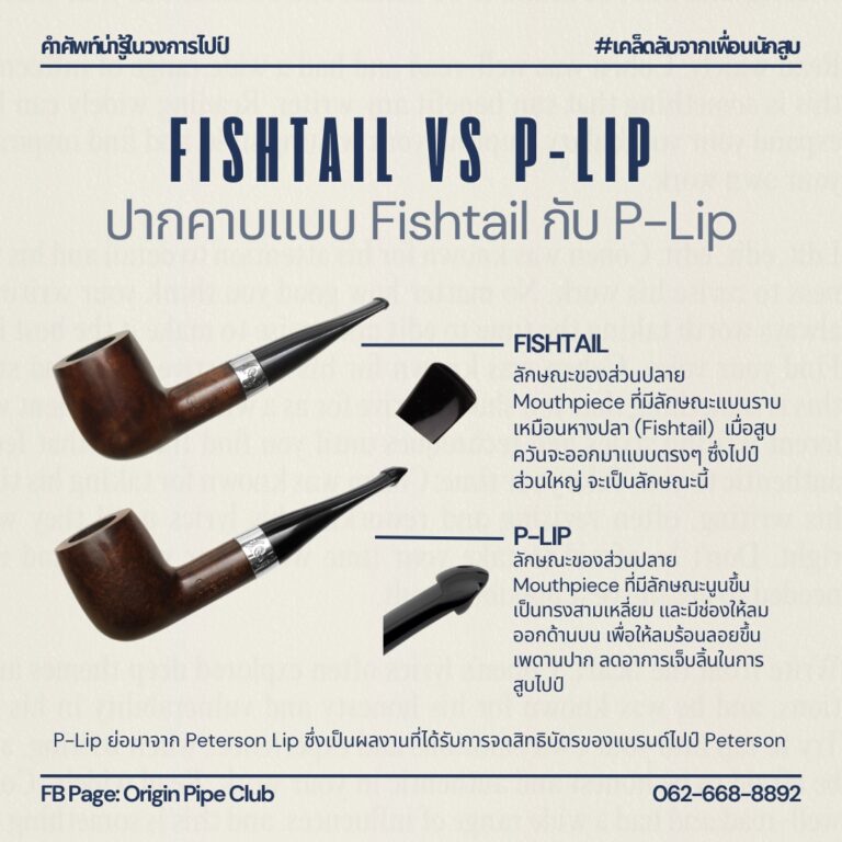 ปากคาบแบบ Fishtail และ P-LIP