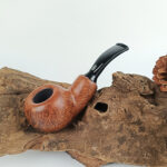 ไปป์ Chacom Brown Matte Bent Apple Reverse Calabash