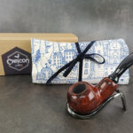 ไปป์ Chacom Brown Smooth Bent Apple Reverse Calabash