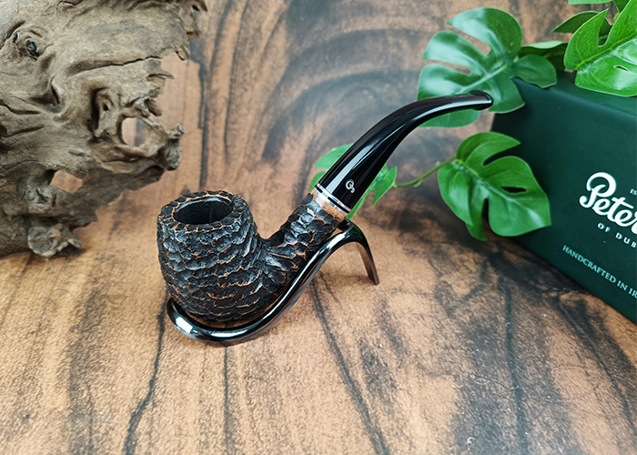 (Sold Out) ไปป์ Peterson Dublin Filter Rusticated 69 Fishtail 9mm