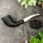 ไปป์ BriarWorks Classic Dark Rusticated with White Stem C10