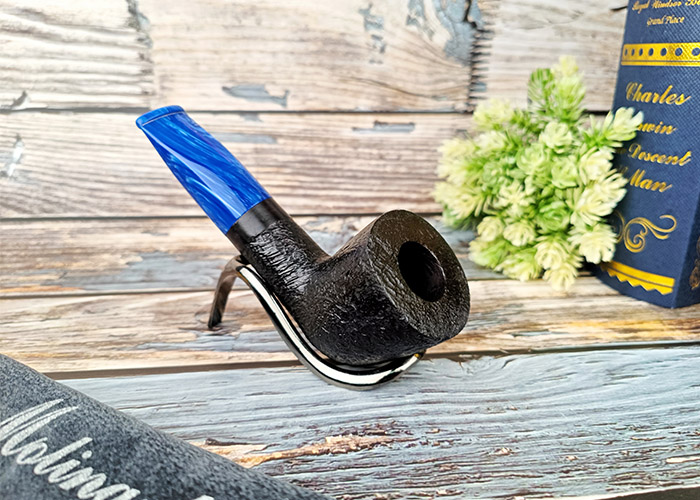 (Sold Out) ไปป์ Molina Azzurro Sandblasted 103 9mm