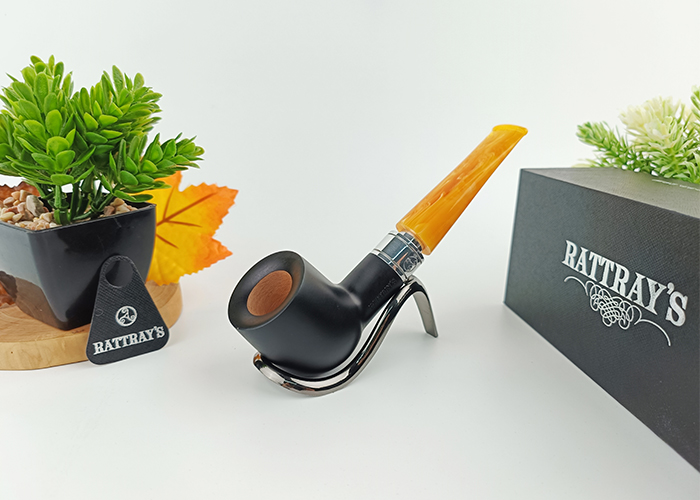 ไปป์ Rattray's Monarch Yellow Smooth Black 5 9mm