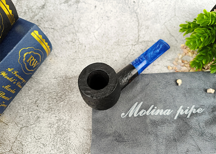 ไปป์ Molina Azzurro Sandblasted 104 9mm