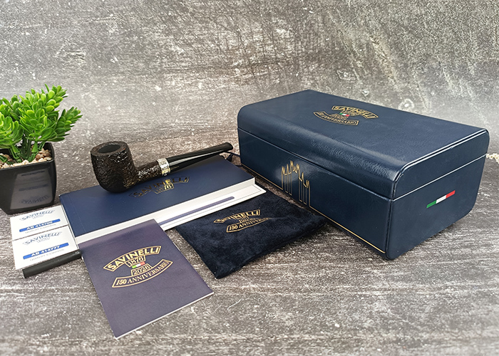ไปป์ Savinelli 150th Anniversary Achille II Rusticated 6mm