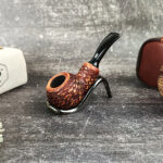 ไปป์ Chacom Rusticated Bent Apple Reverse Calabash